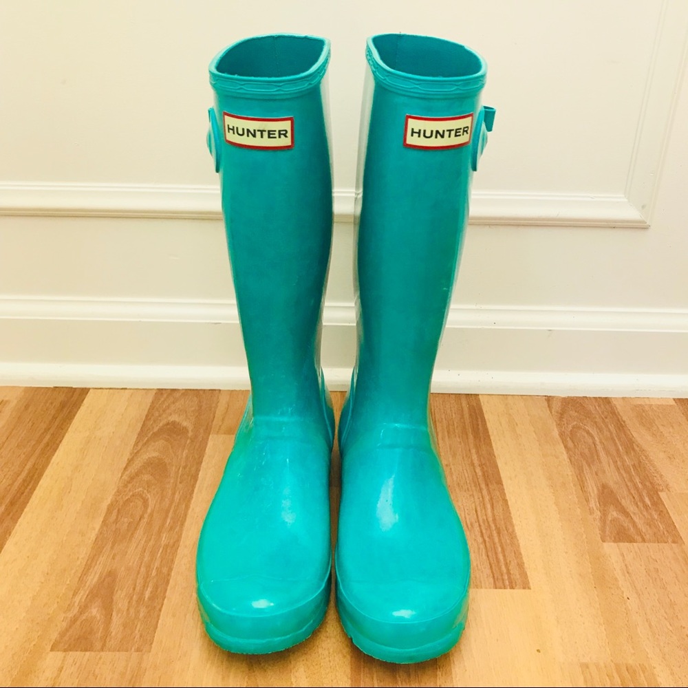 Teal Hunter Boots